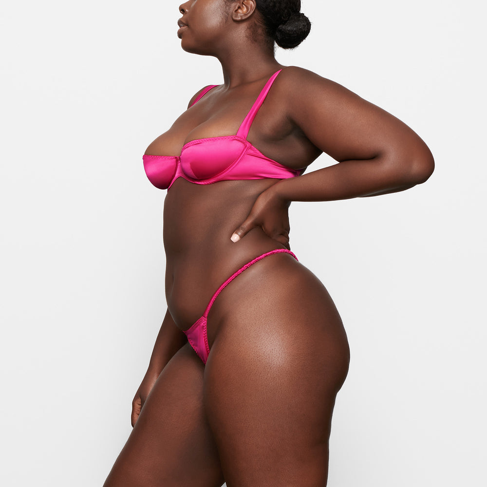Underwire Bra Skims WOVEN SHINE Rose | 952PMENUW