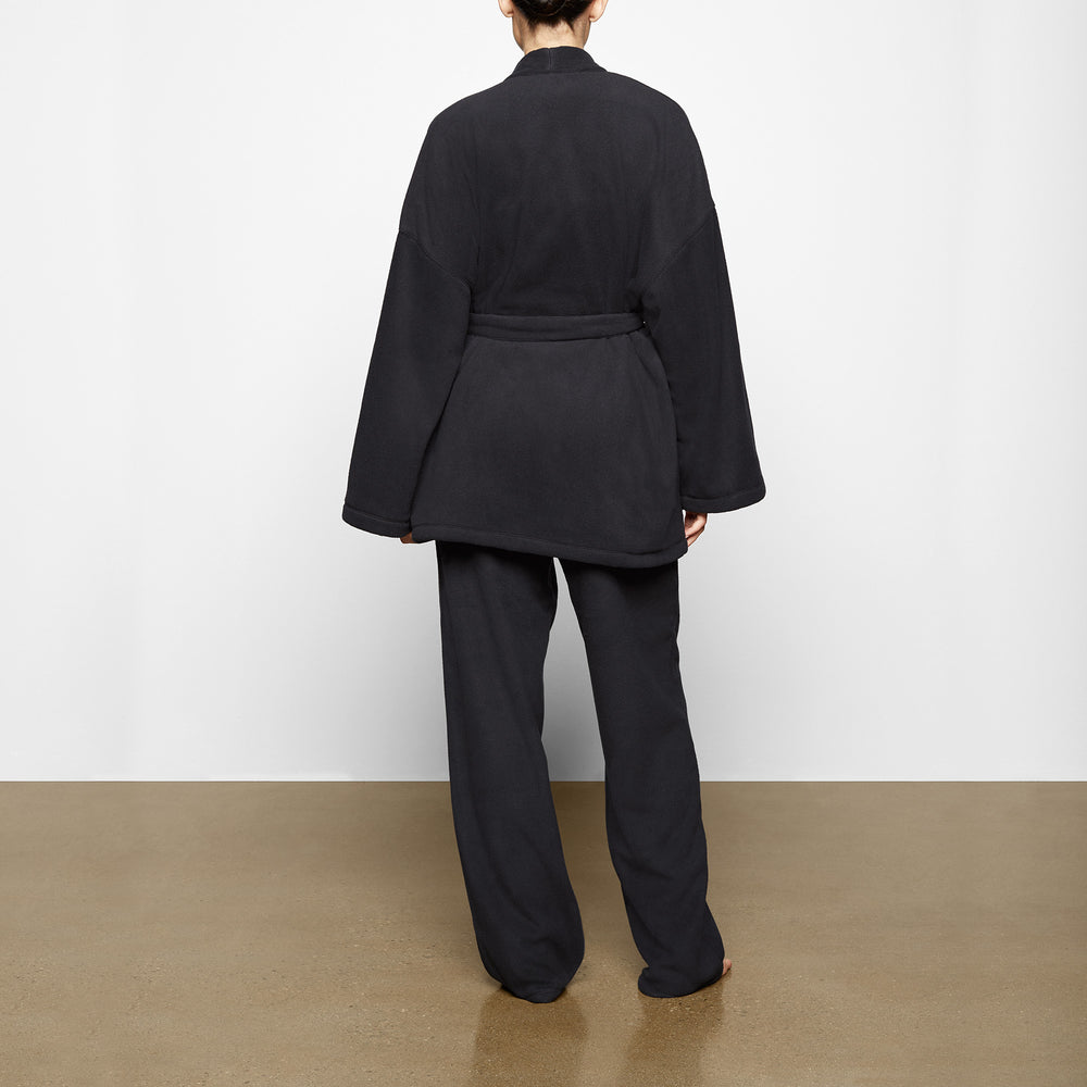 Veste Skims FLEECE WRAP Noir | 097NMKOSL