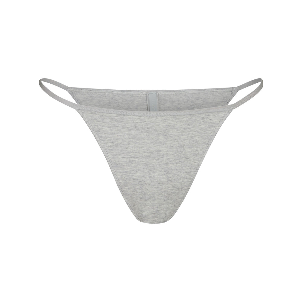 Bikini Skims COTTON JERSEY STRING Grise Clair | 539JPBNDX