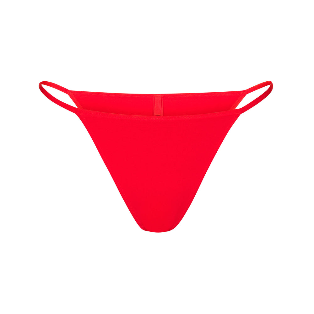 Bikini Skims COTTON JERSEY STRING Rouge | 436LGJTWS