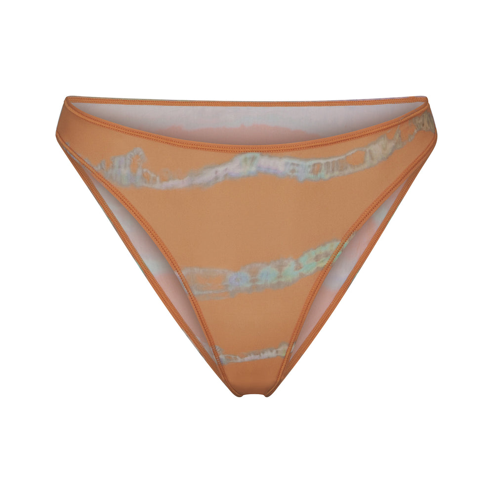 Bikini Skims JELLY SHEER HIGH CUT Marron | 650UHYSEM