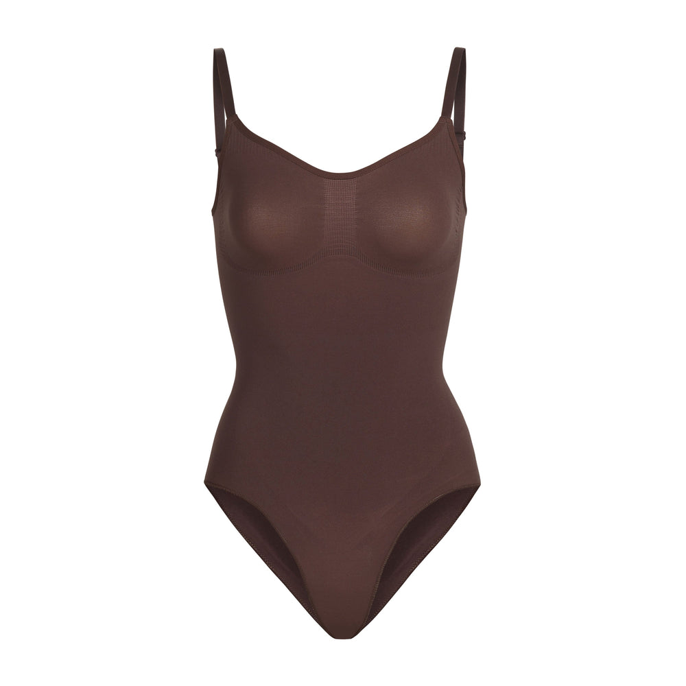 Body Skims SCULPTING BODYSUIT W. SNAPS Chocolat | 986ZRVMYS
