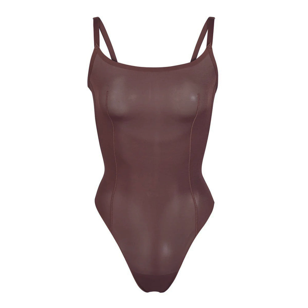 Body Skims SHEER SCULPT THONG Chocolat | 208OJNFLY