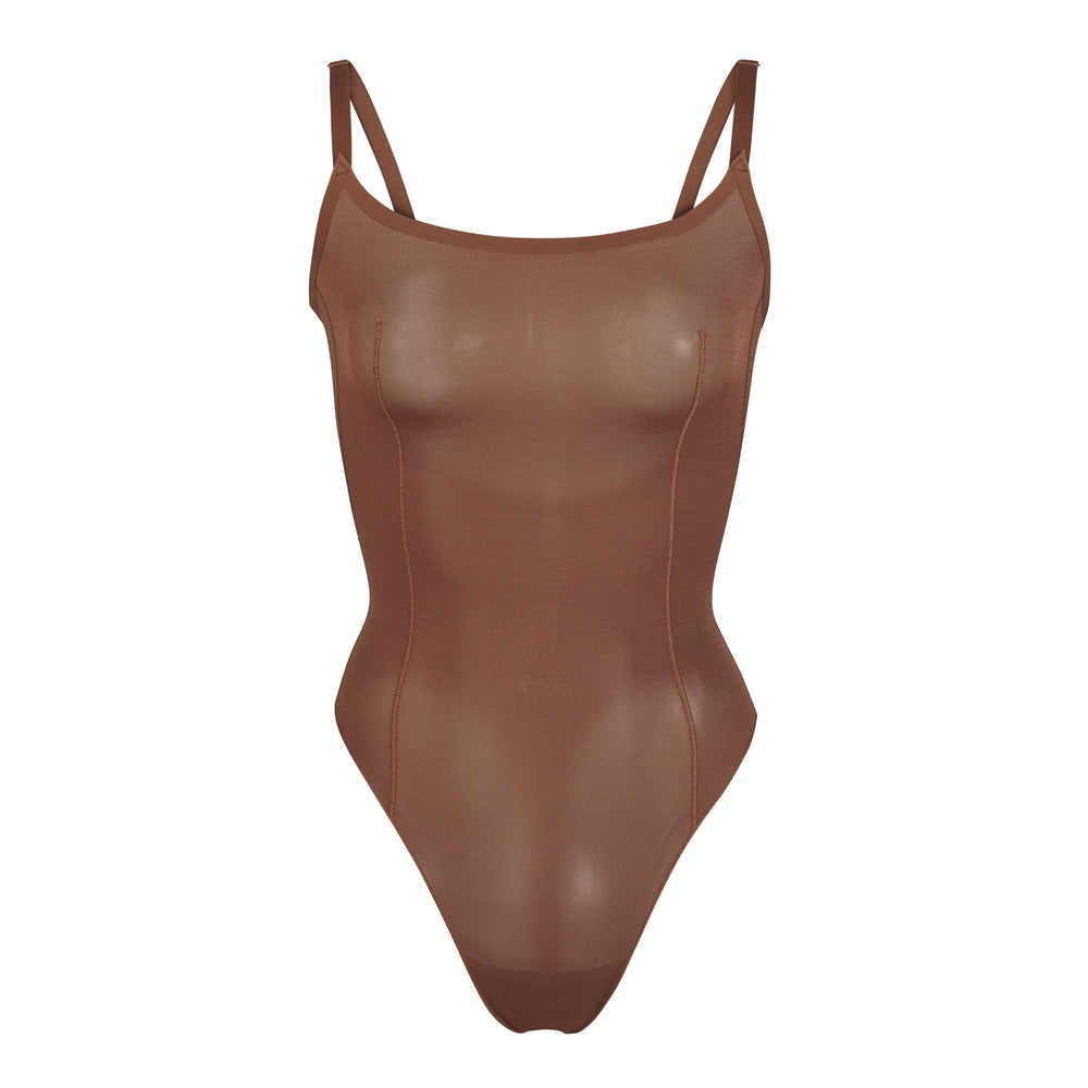 Body Skims SHEER SCULPT THONG Marron | 837VXLJNZ