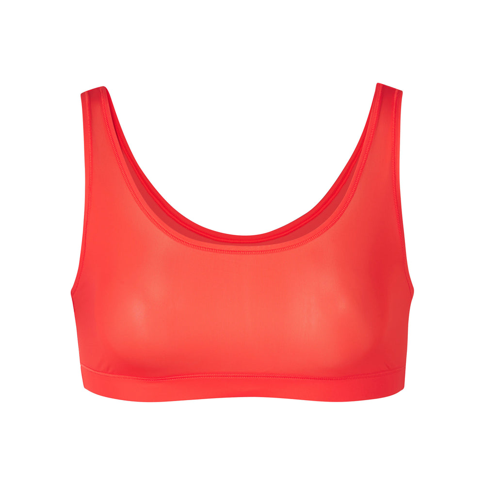 Bralette Skims JELLY SHEER SCOOP NECK Orange | 820SIHPYG