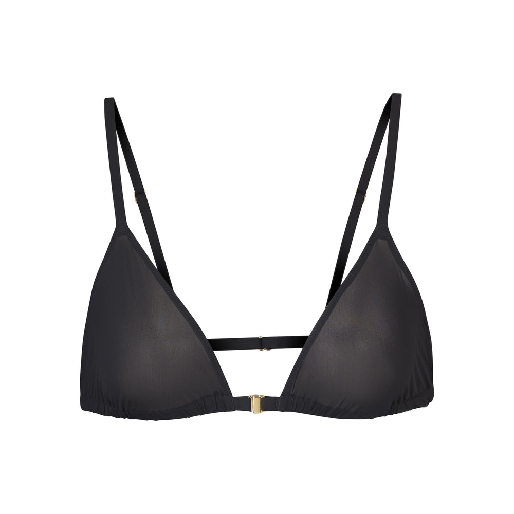 Bralette Skims JELLY SHEER TRIANGLE Noir | 615OVXFKQ