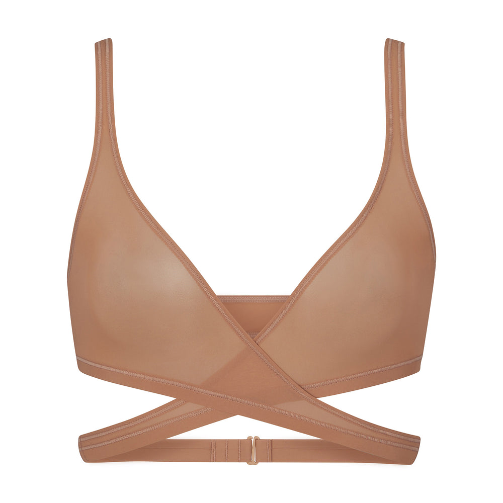 Bralette Skims JELLY SHEER WRAP Abricot | 723GTDNUQ