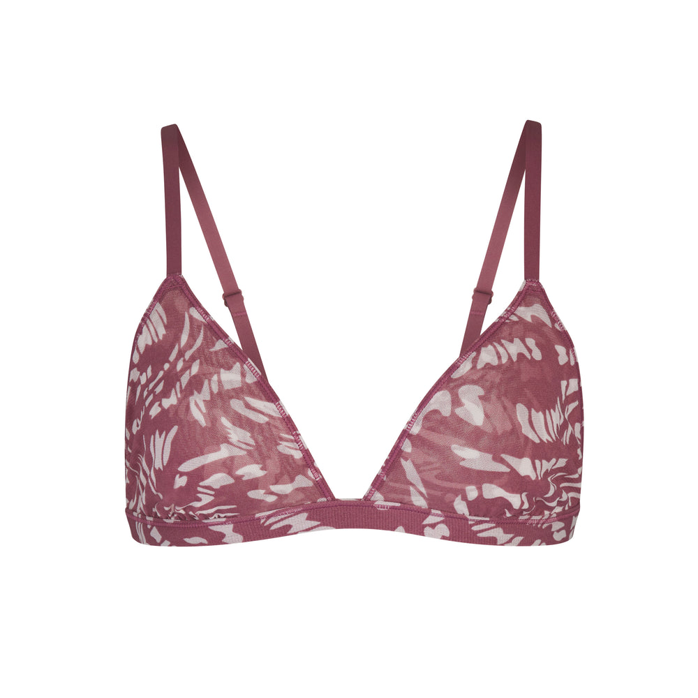 Bralette Skims SUMMER MESH TRIANGLE RASPBERRY SWIRL | 687NOUKBW