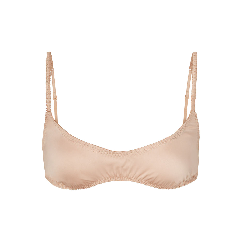 Bralette Skims WOVEN SHINE SCRUNCHIE SCOOP Rose | 460TDYUFR