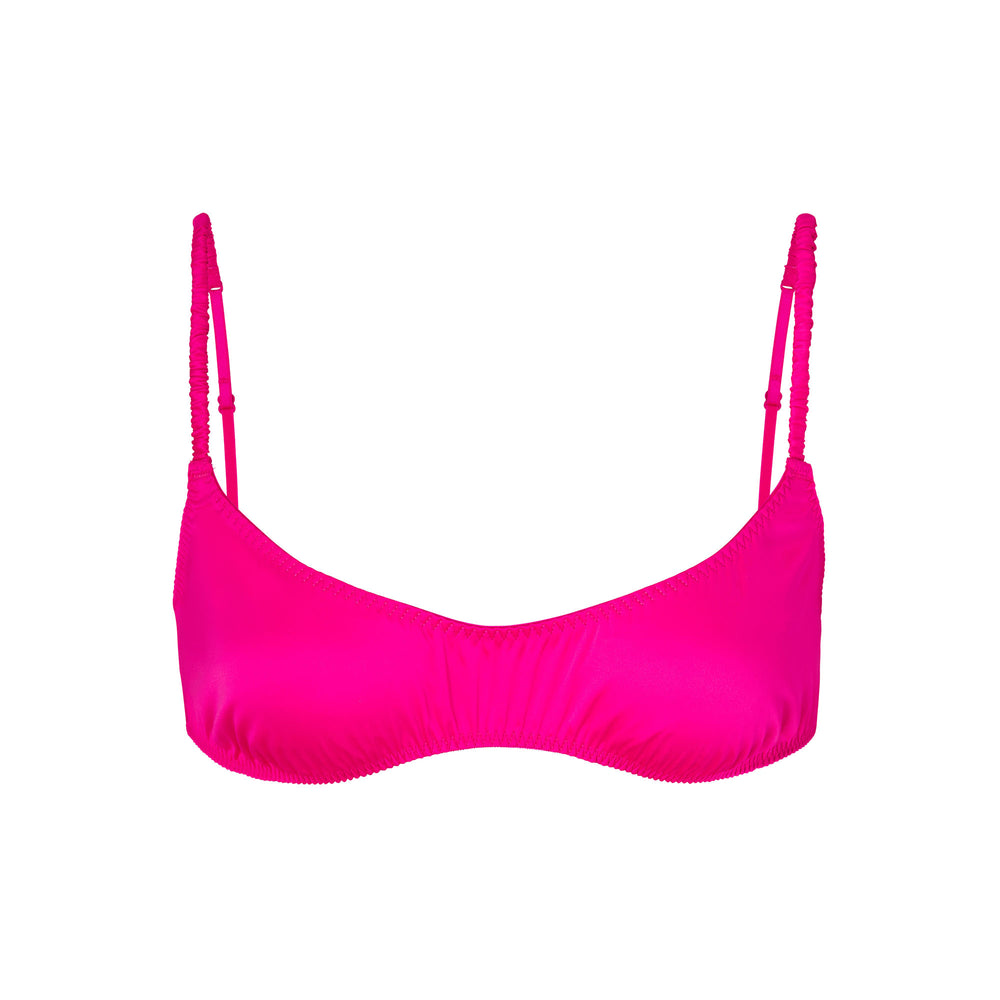 Bralette Skims WOVEN SHINE SCRUNCHIE SCOOP Rose | 521EKWUQR