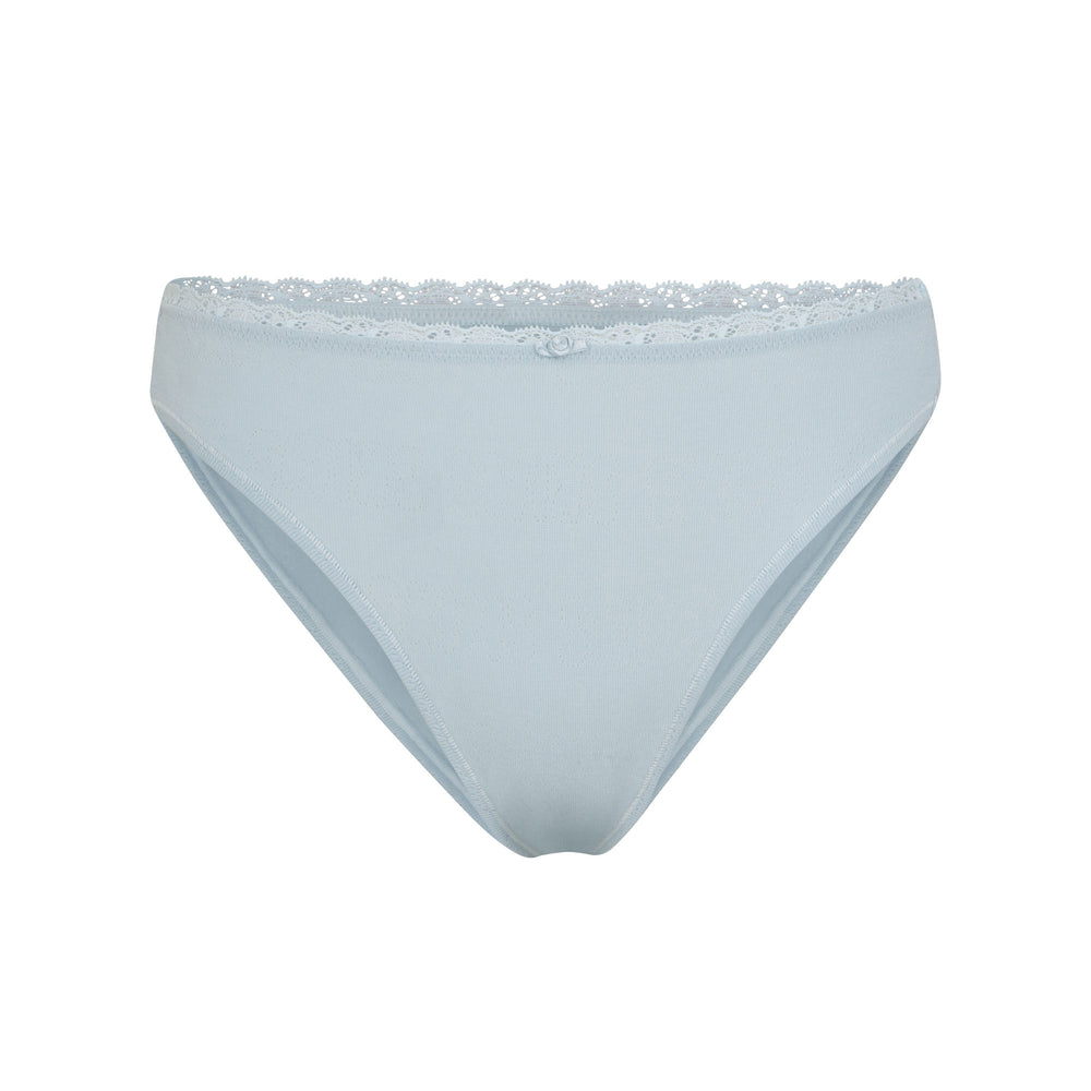 Brief Skims LACE POINTELLE MID RISE Bleu | 026KLSUAD