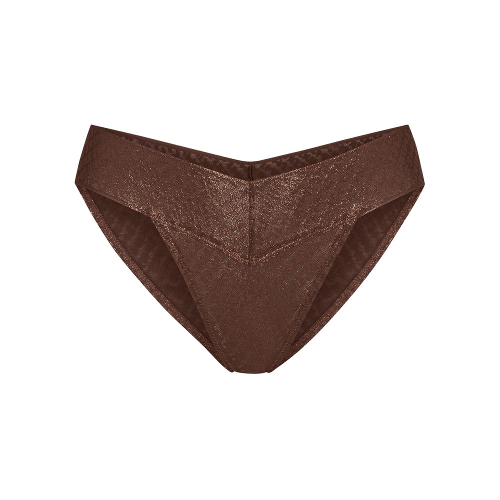 Brief Skims LOGO MESH FOIL CHEEKY Chocolat | 048UHZKCS