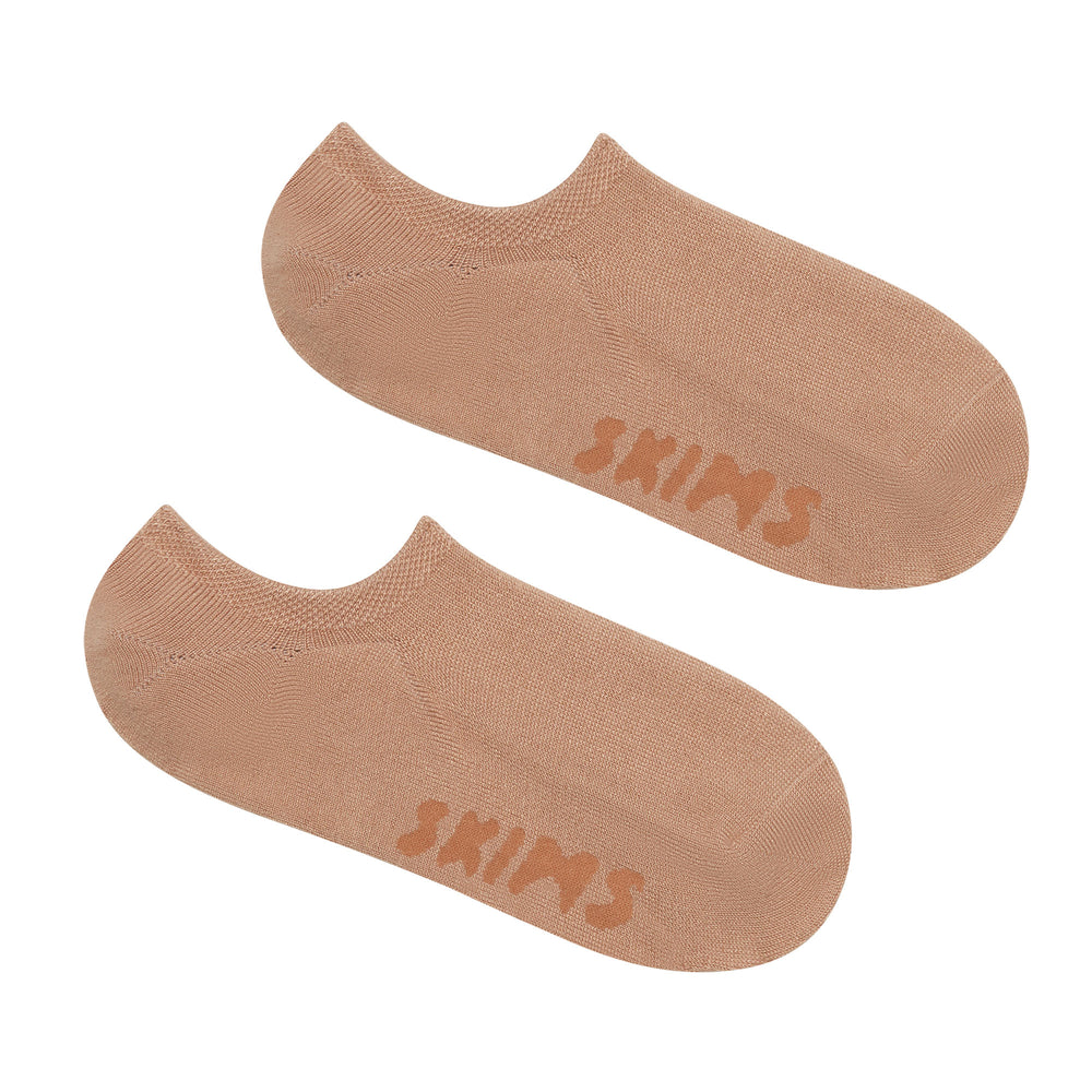 Chaussettes Skims EVERYDAY LOW RIB ANKLE Beige | 152MWEUNQ