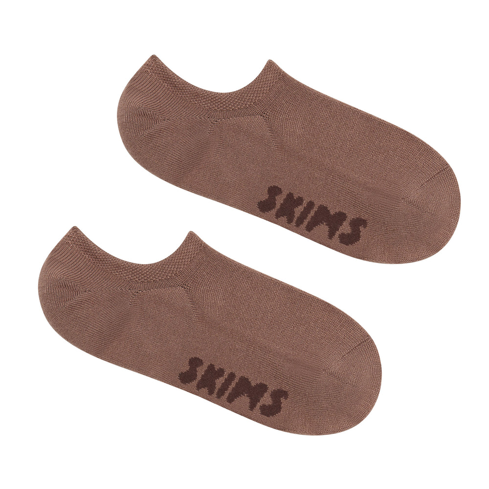 Chaussettes Skims EVERYDAY LOW RIB ANKLE Marron | 572NRLHWZ