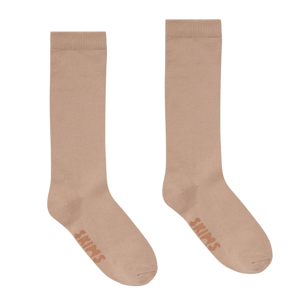 Chaussettes Skims EVERYDAY MID CALF Beige | 837COEDXY