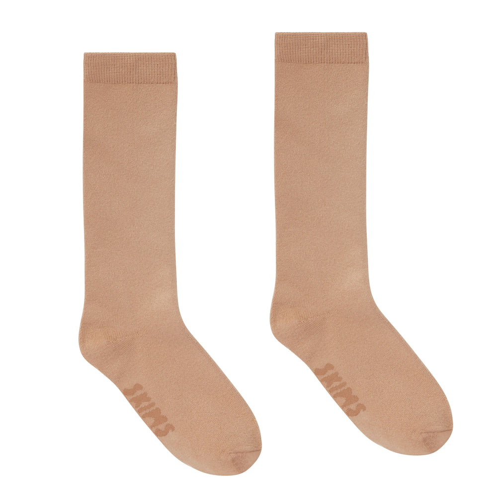 Chaussettes Skims EVERYDAY MID CALF Beige | 931HTDRWZ