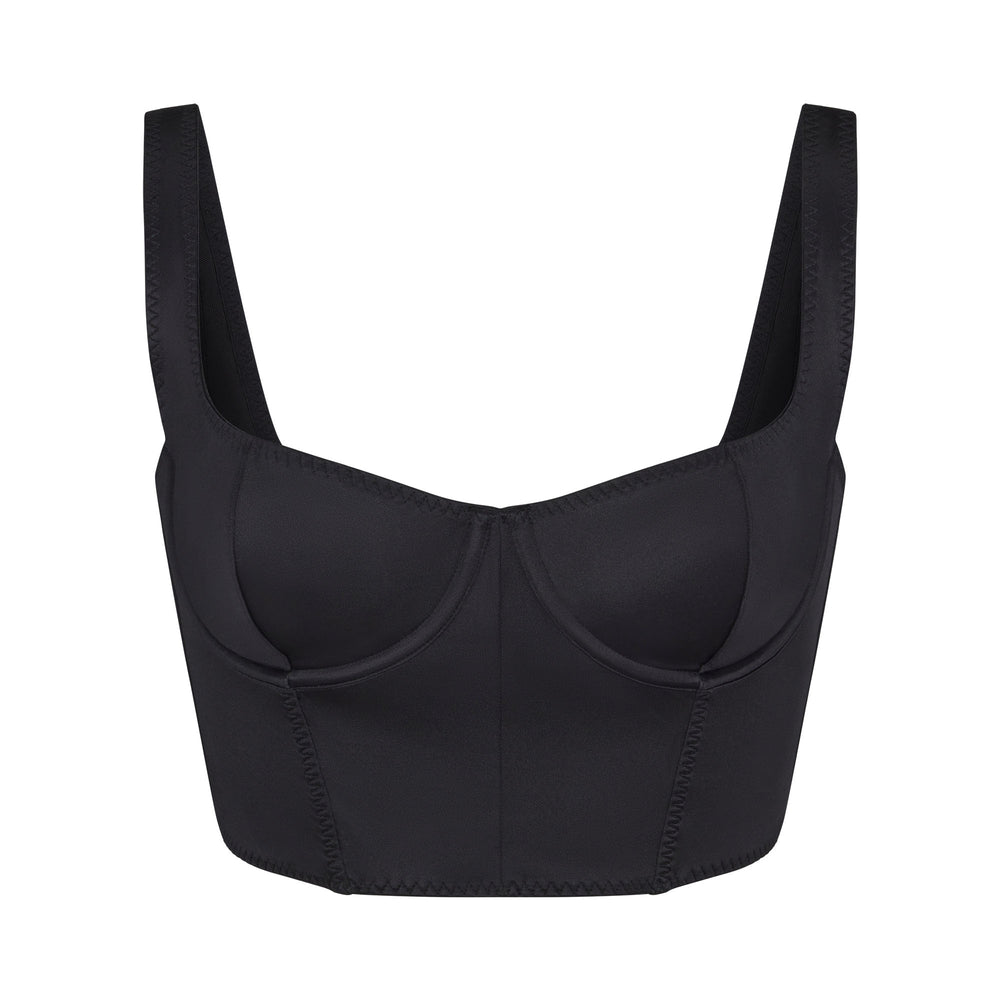Corset Skims STRETCH SATIN Noir | 258VXUYCM