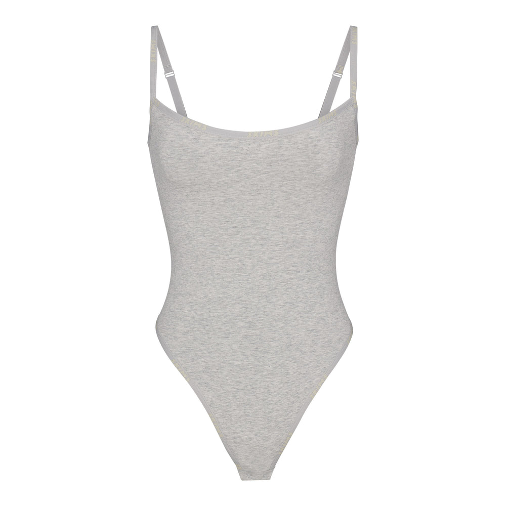 Cotton Bodysuit Skims COTTON LOGO Grise Clair | 456KAPRYI