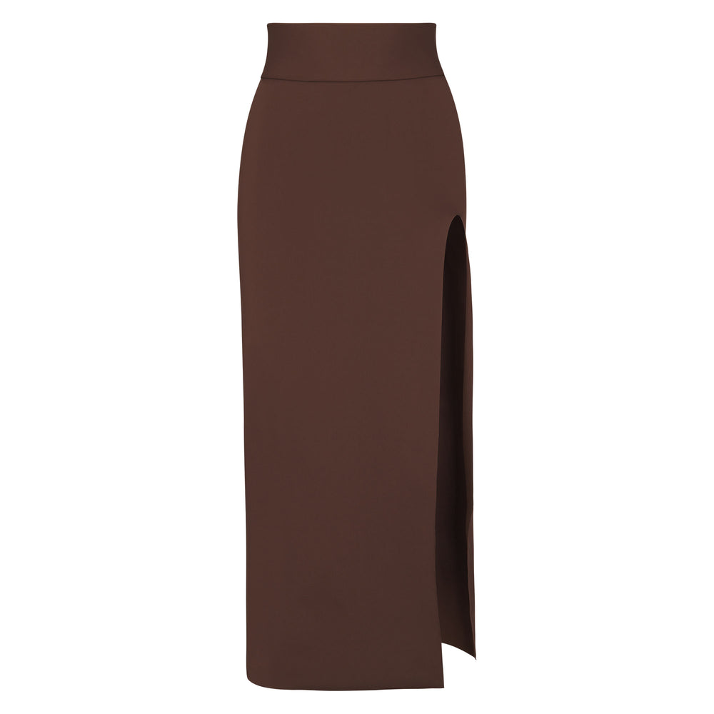 Cover Ups Skims SHAPING SWIM LONG SKIRT Chocolat | 807IZSYPC