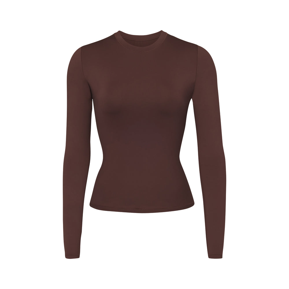 Cover Ups Skims SWIM LONG SLEEVE SHIRT Chocolat | 701FJICER