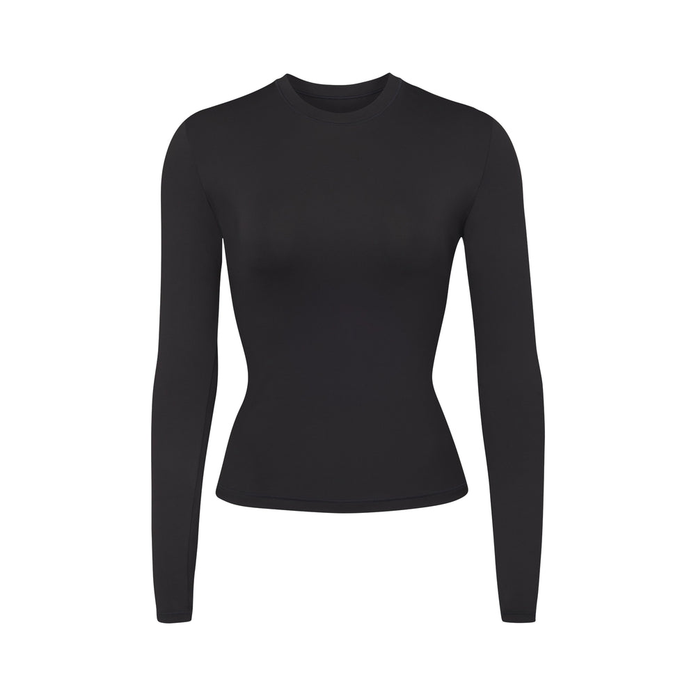 Cover Ups Skims SWIM LONG SLEEVE SHIRT Noir | 478TBRSPD