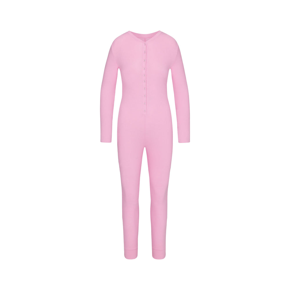 Enfant Skims LOGO POINTELLE HENLEY ONESIE Rose | 678WQXZTB