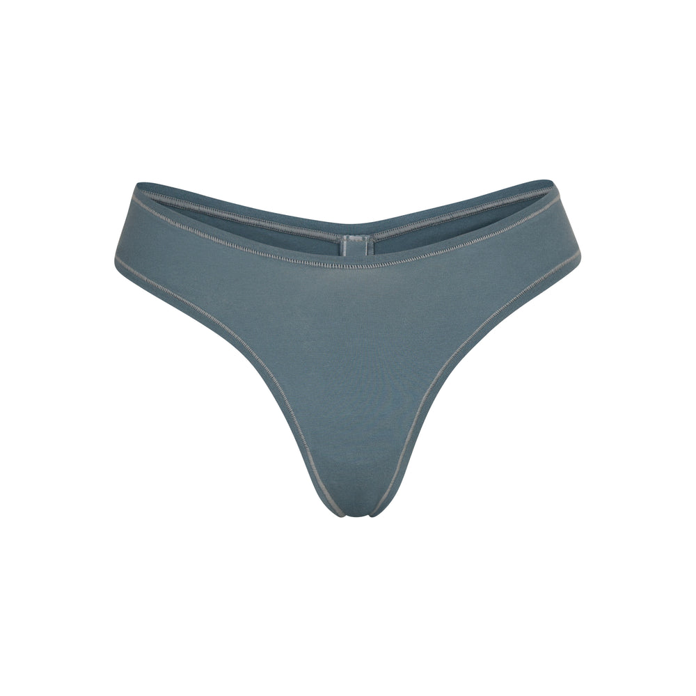 Lanières Skims COTTON JERSEY DIPPED Bleu | 756RFKXYP