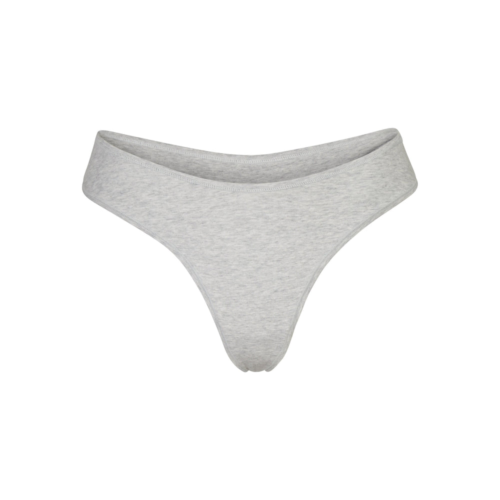 Lanières Skims COTTON JERSEY DIPPED Grise Clair | 973SMGEYX