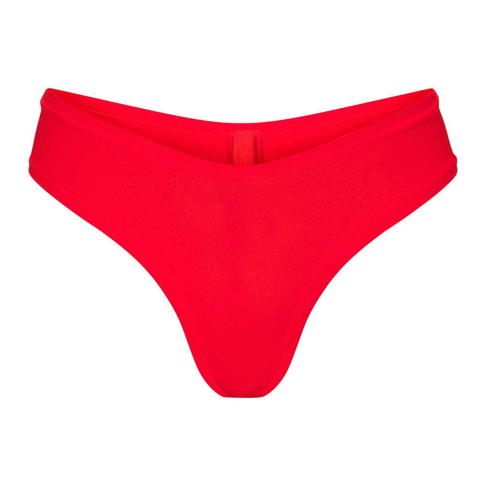 Lanières Skims COTTON JERSEY DIPPED Rouge | 069BPXAFY