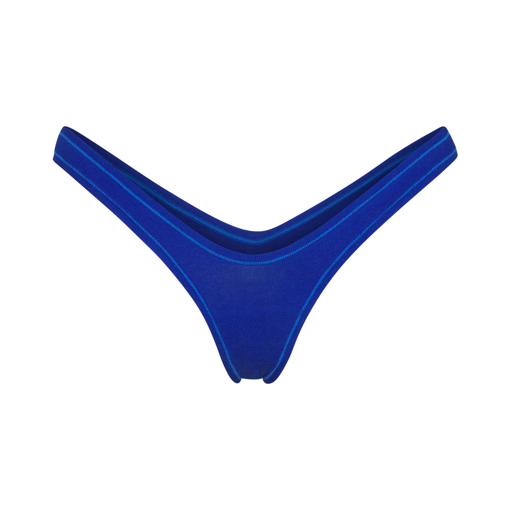 Lanières Skims COTTON JERSEY MICRO DIPPED Bleu | 251ODSWFP