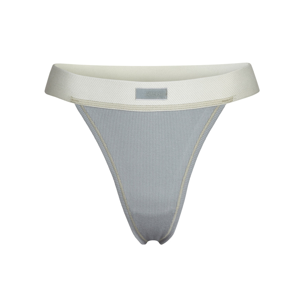Lanières Skims COTTON RIB Bleu | 496CPLEUZ