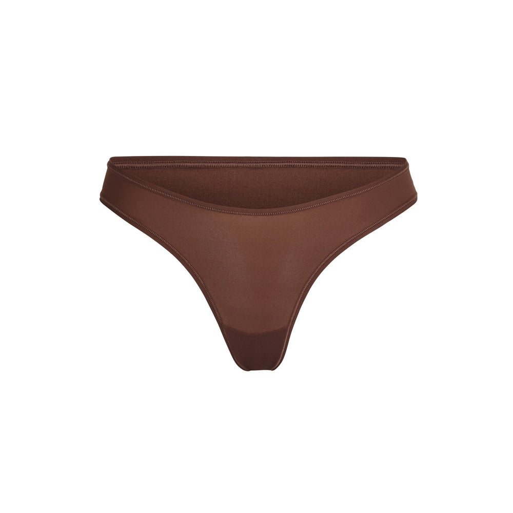Lanières Skims FITS EVERYBODY DIPPED FRONT Chocolat | 049VGRZWS