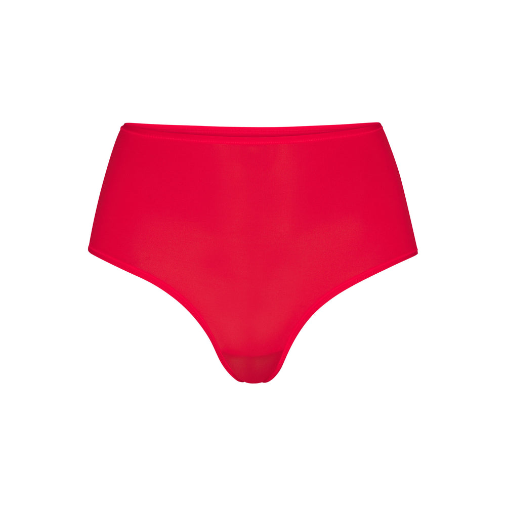Lanières Skims FITS EVERYBODY HIGH WAISTED Rouge | 749ZQVGHS