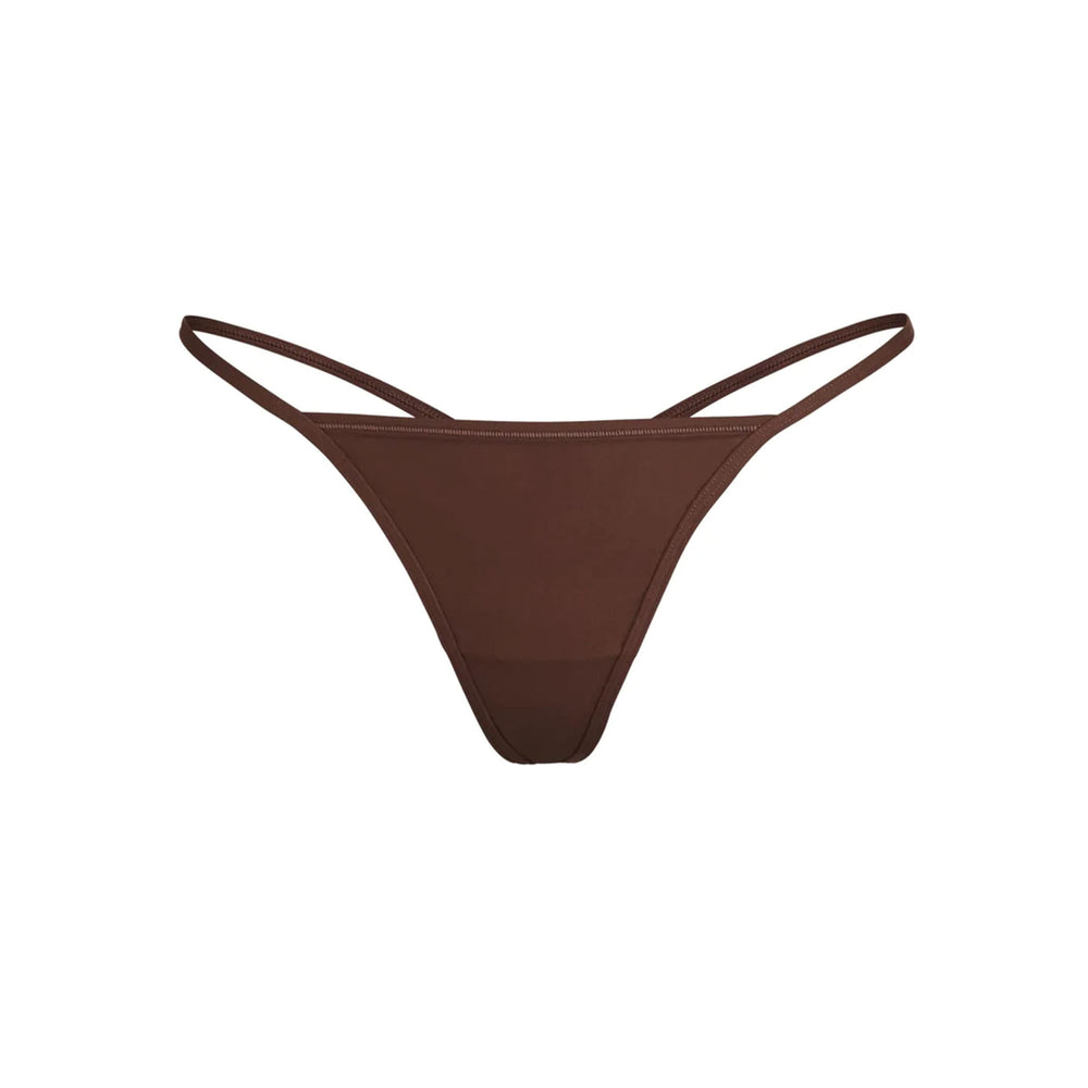 Lanières Skims FITS EVERYBODY T STRING Chocolat | 391KXZEHV
