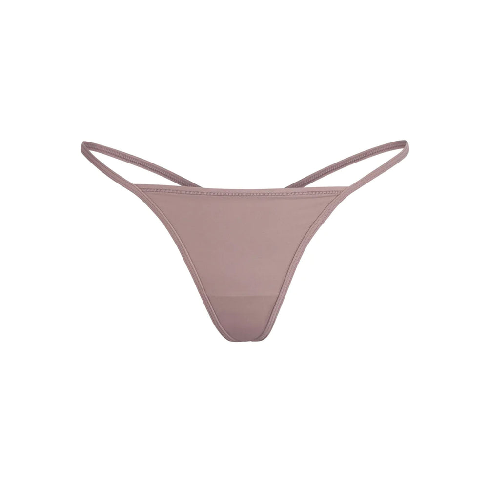 Lanières Skims FITS EVERYBODY T STRING Marron | 356DUAONI