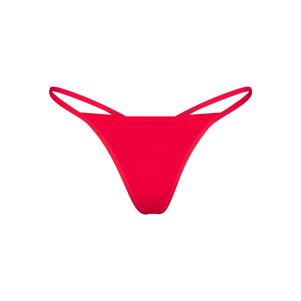 Lanières Skims FITS EVERYBODY T STRING Rouge | 109YFXUHL