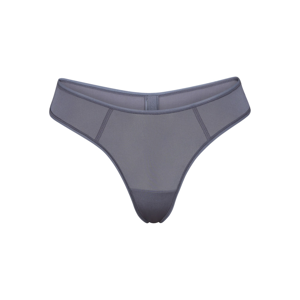 Lanières Skims JELLY SHEER SEAMED DIPPED Grise Bleu | 426KGLSEW
