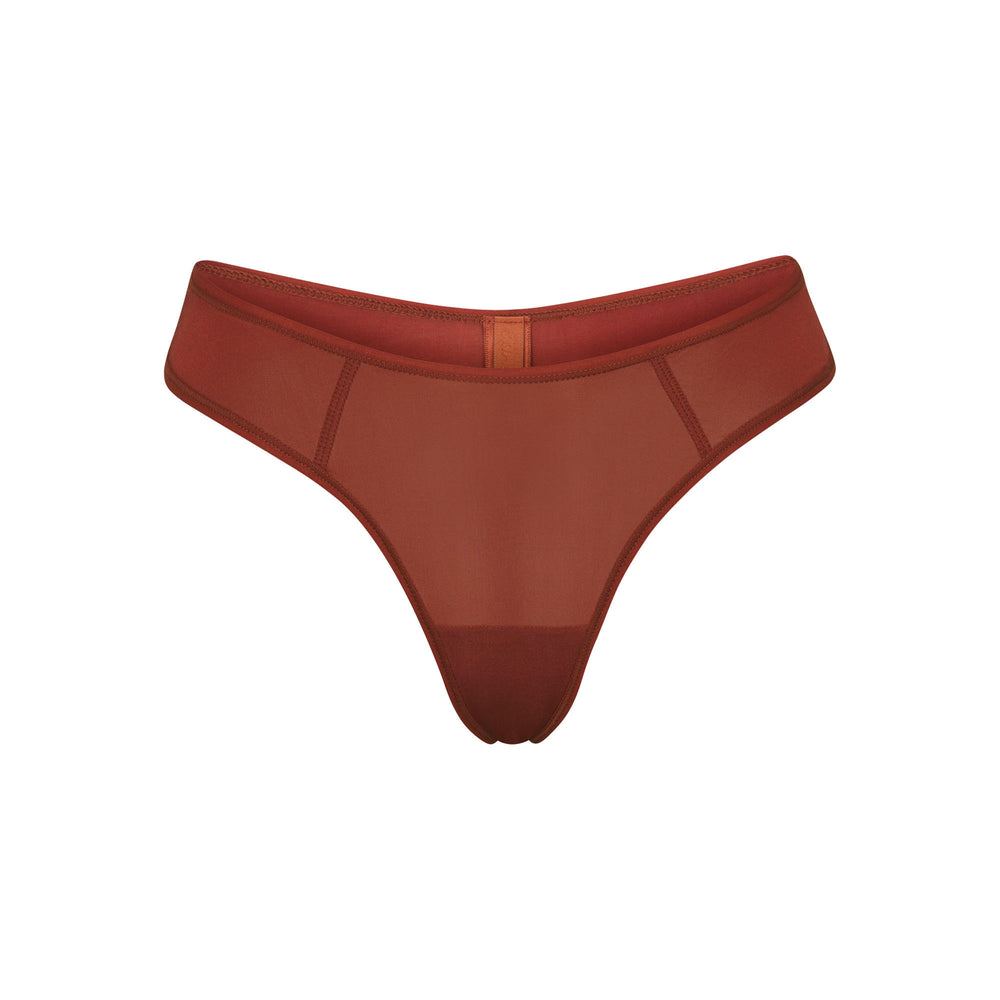 Lanières Skims JELLY SHEER SEAMED DIPPED Marron | 840XDGCWE