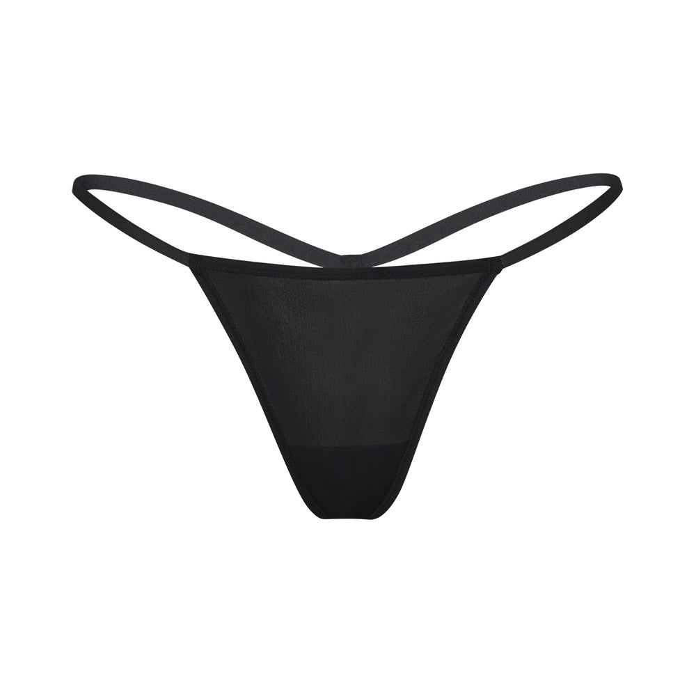 Lanières Skims JELLY SHEER STRING Noir | 791AZVHLJ