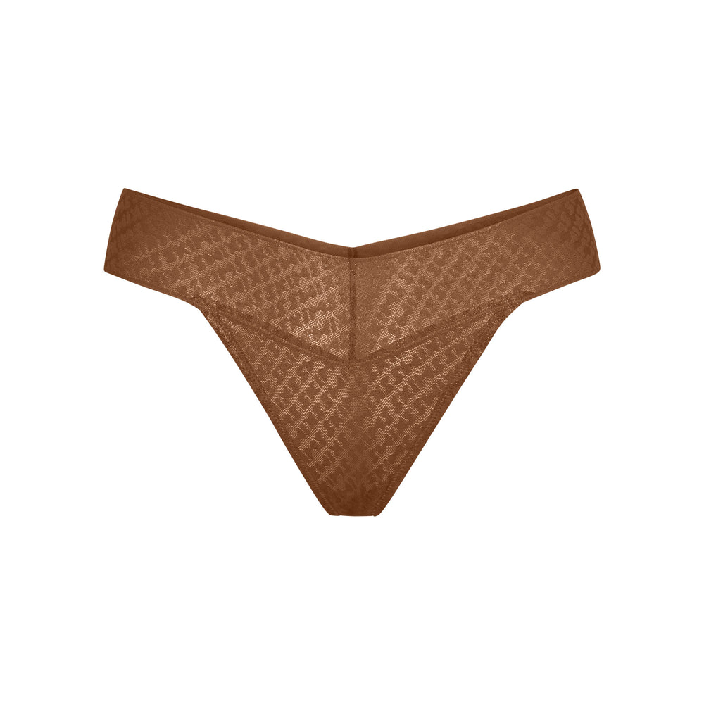Lanières Skims LOGO MESH FOIL Marron | 563AJFEWC