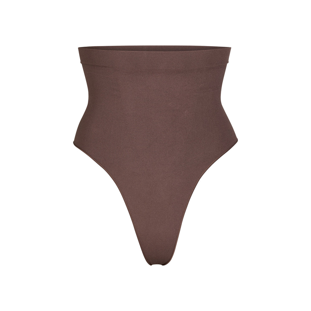 Lanières Skims SCULPTING MID WAIST Chocolat | 465OVRAQL