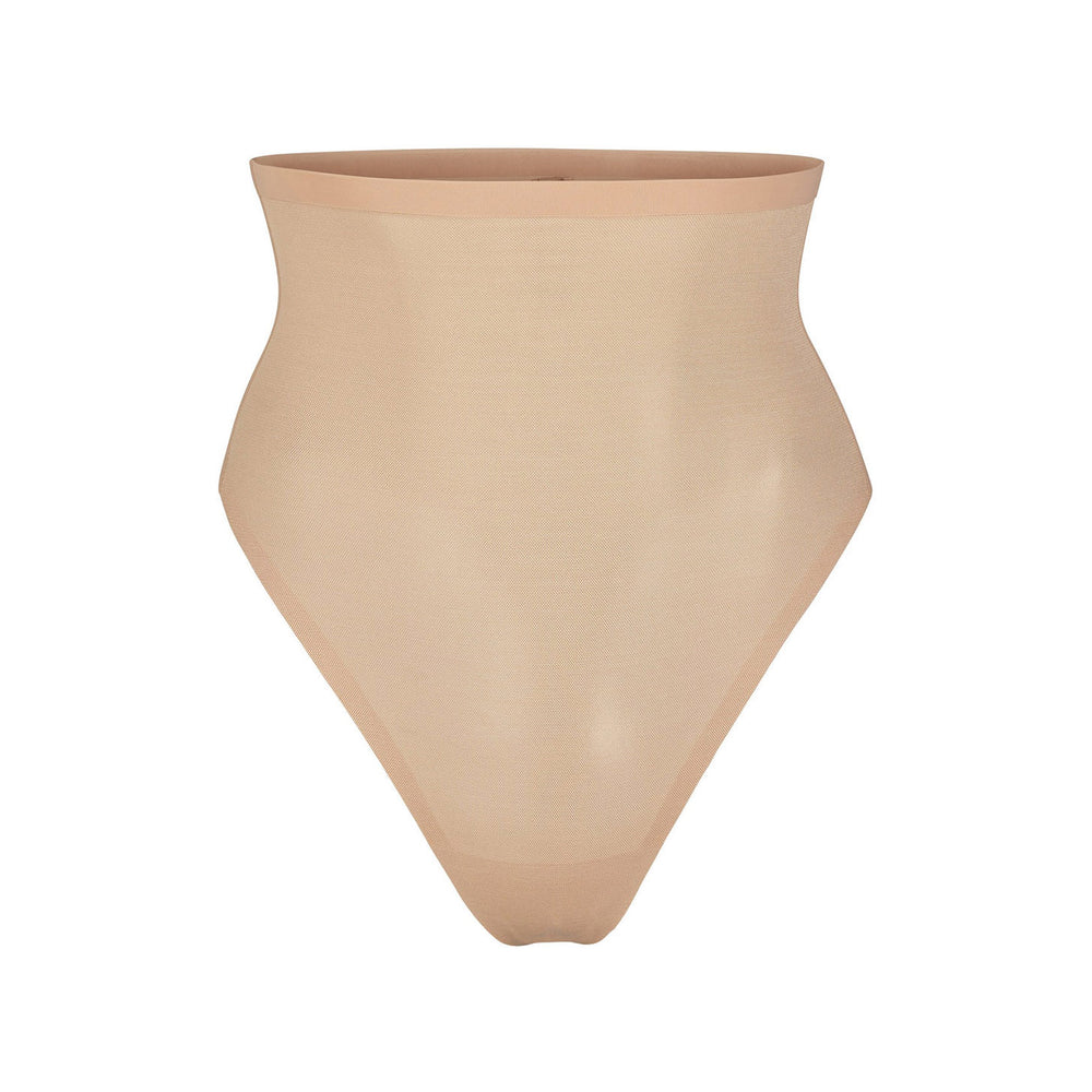 Lanières Skims SHEER SCULPT HIGH WAIST Beige | 812DSLCFE