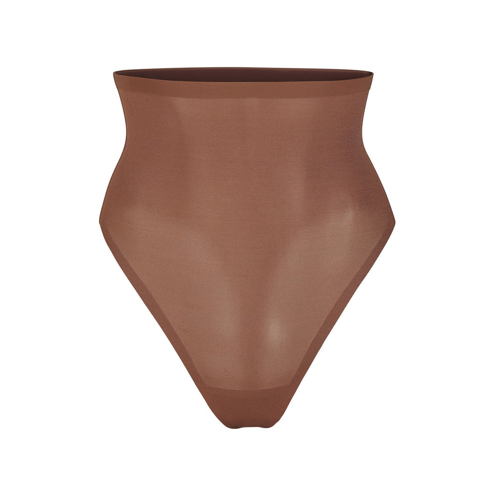 Lanières Skims SHEER SCULPT HIGH WAIST Marron | 907KPBZRN