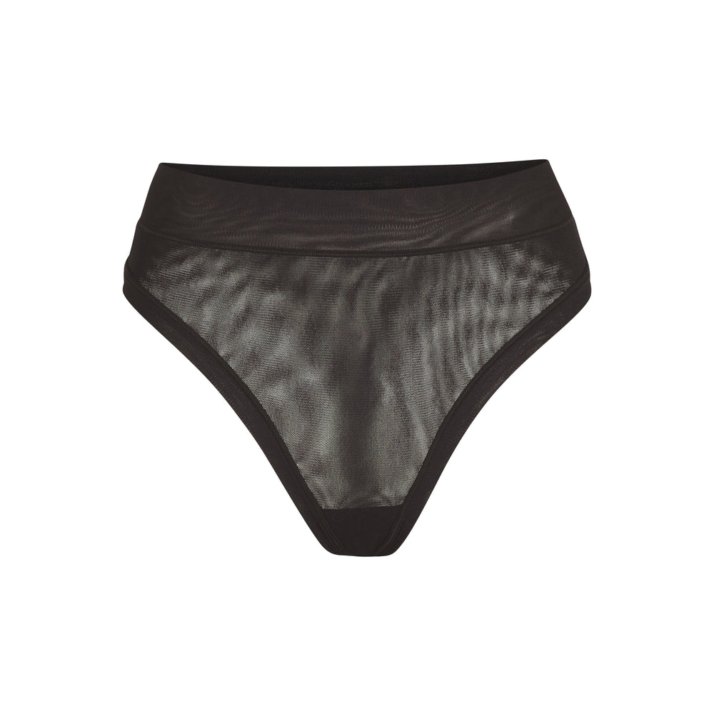 Lanières Skims SUMMER MESH MID WAIST Noir | 183GKSTZC
