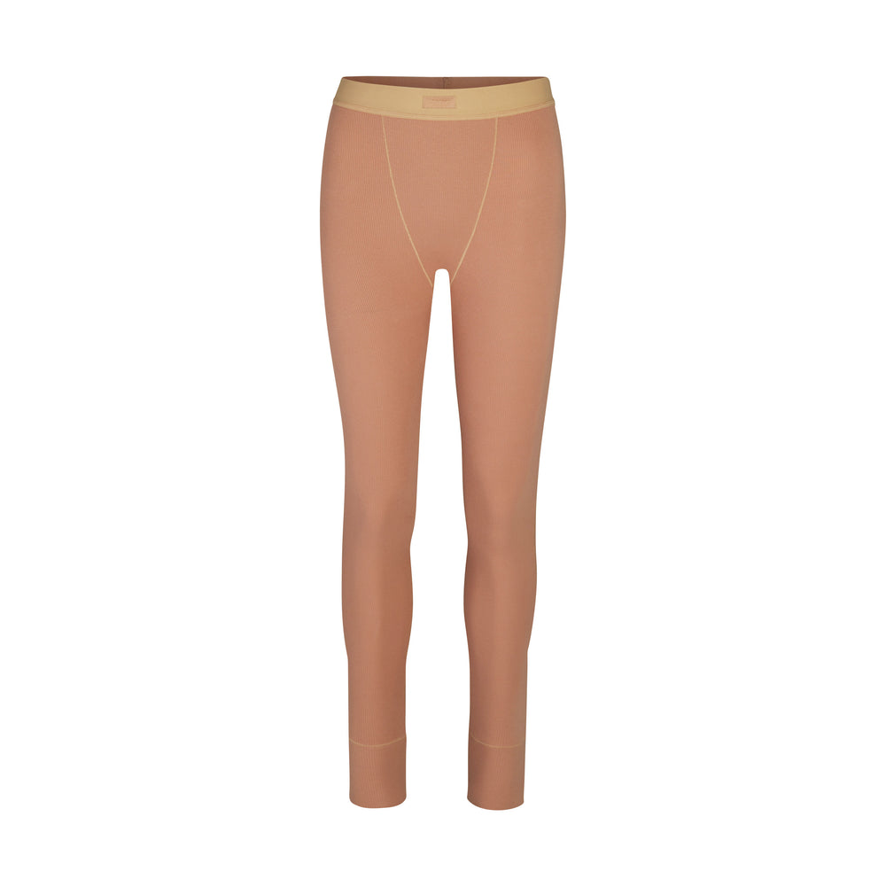 Leggings Skims COTTON RIB Abricot | 591XQHYUR