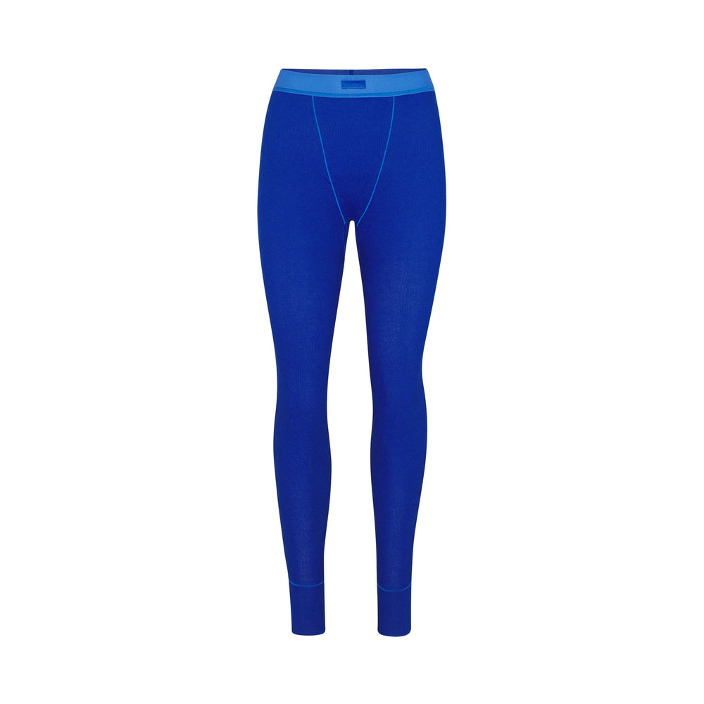 Leggings Skims COTTON RIB Bleu | 023OAZJLE