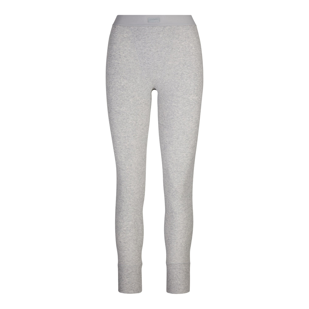 Leggings Skims COTTON RIB Grise Clair | 809ROHQZN