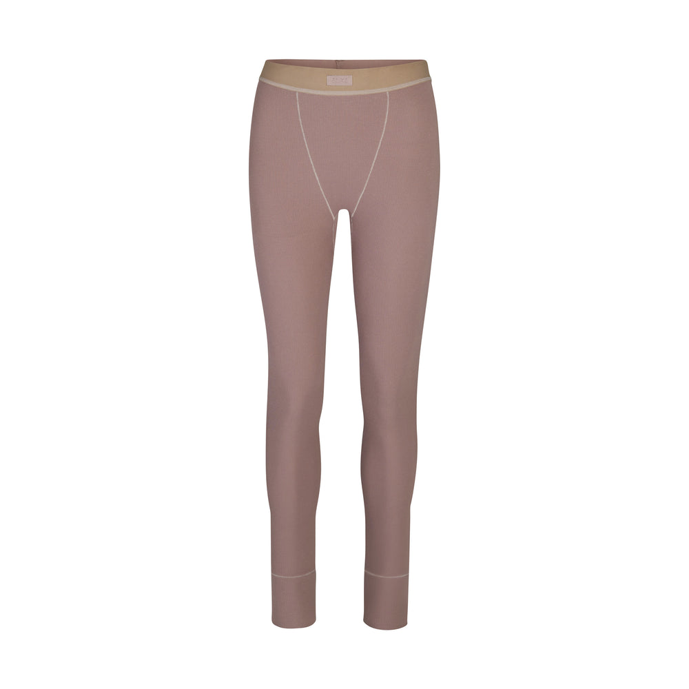 Leggings Skims COTTON RIB Marron | 518ZBGFHV