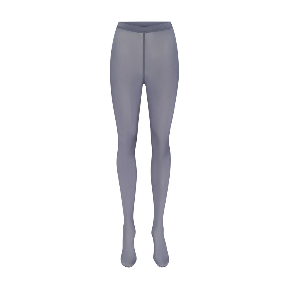 Leggings Skims JELLY SHEER FOOTED Grise Bleu | 857UXIGKA