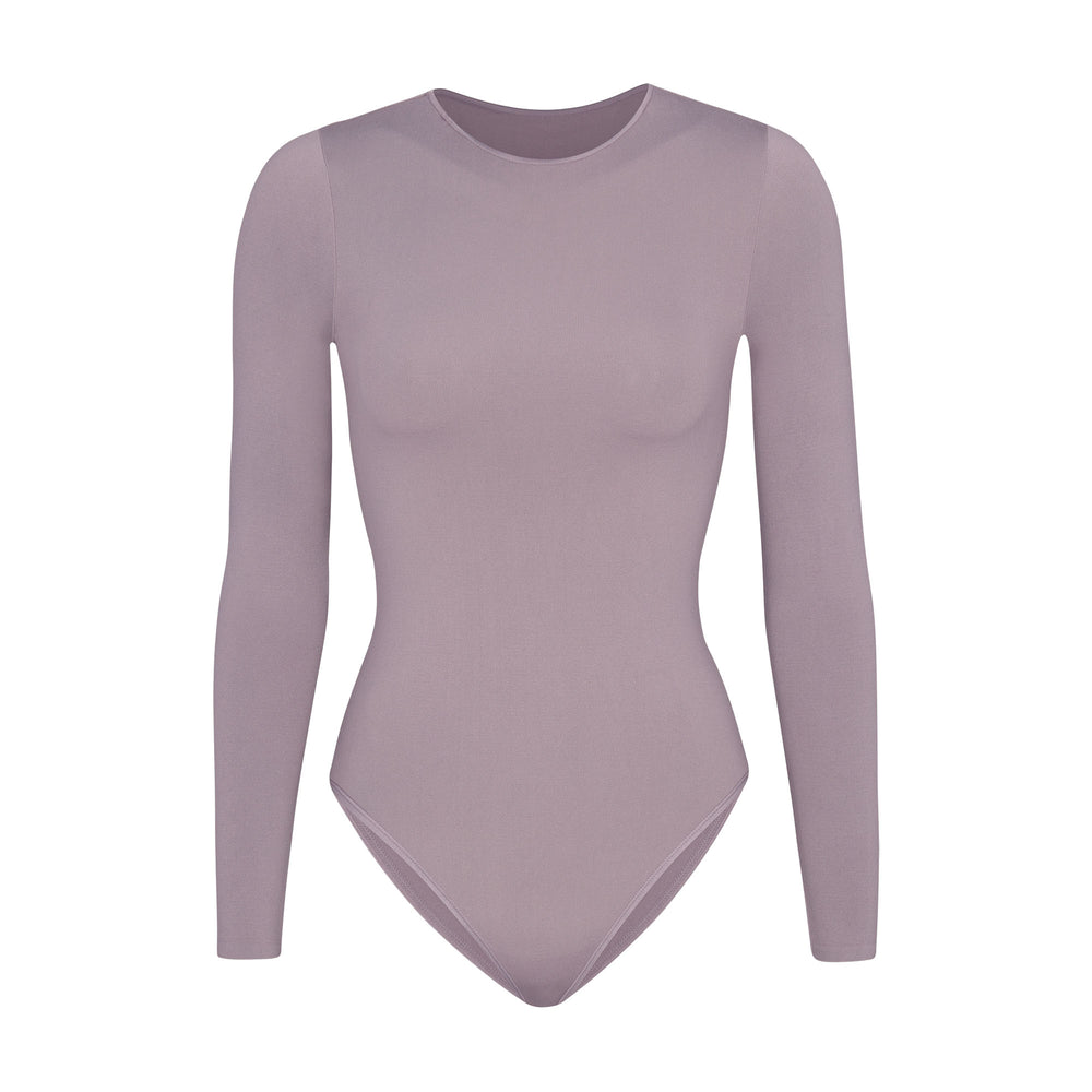 Long Sleeve Bodysuit Skims LIGHT ESSENTIAL CREW NECK Lavande | 579JLPRBM